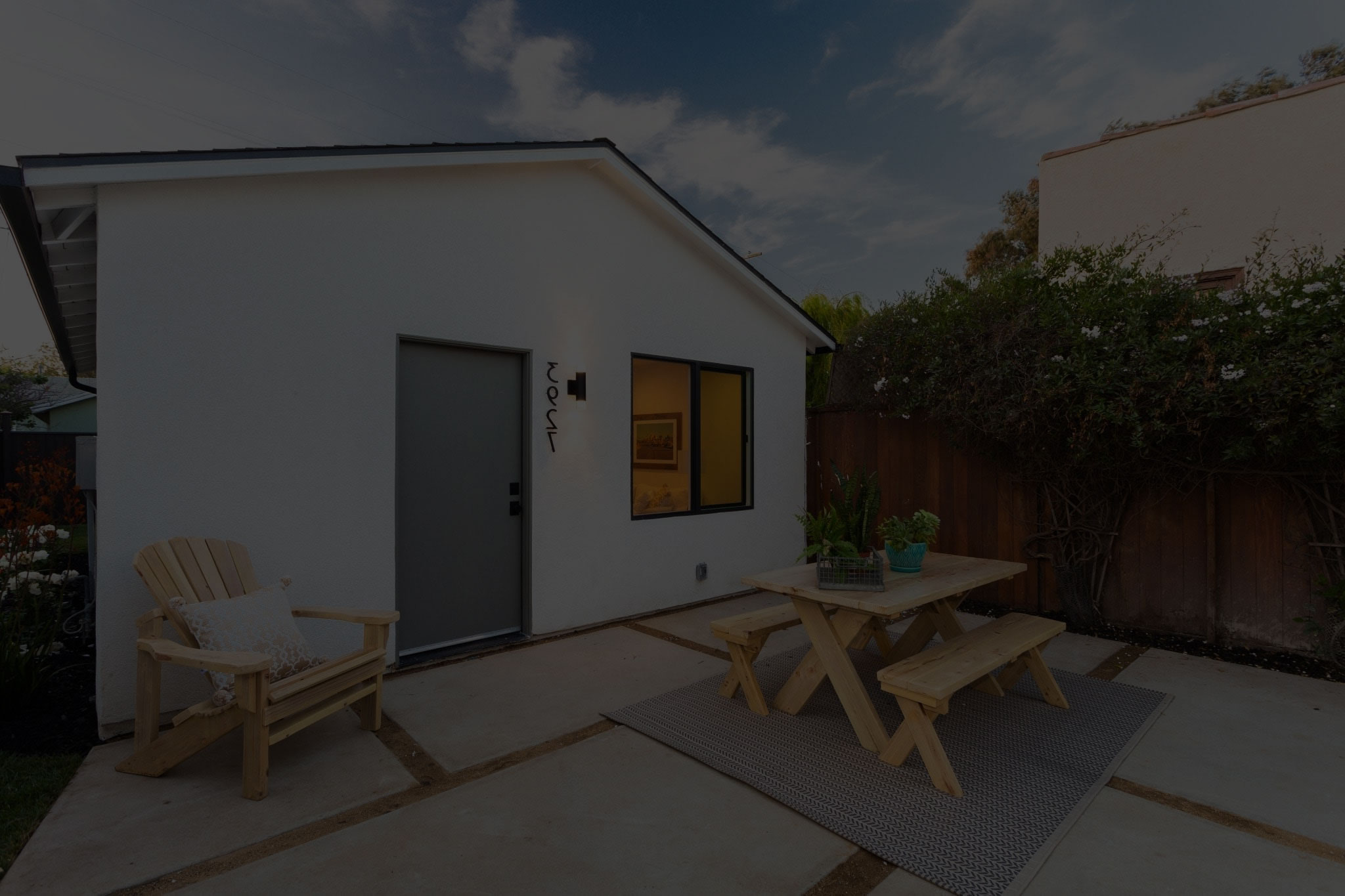 Garage conversion ADU with separate entrance in Los Angeles