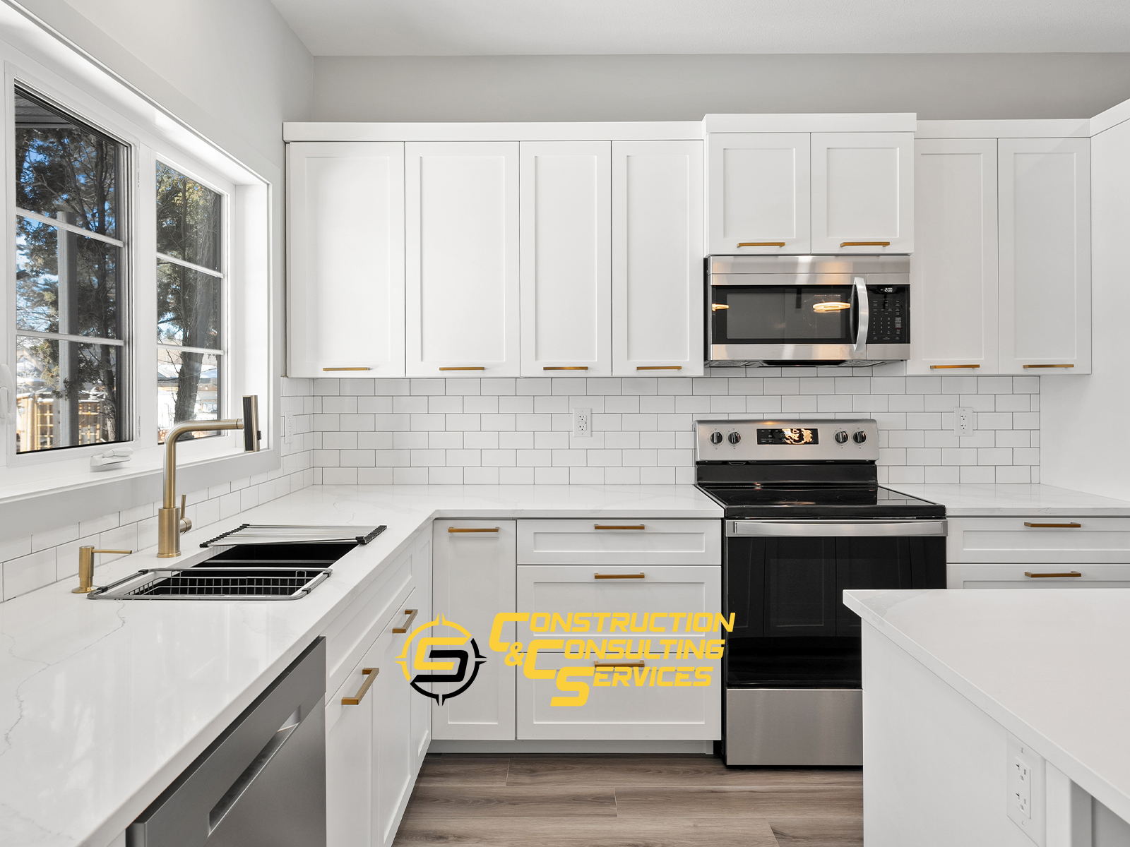 Kitchen remodel by CCS Inc in Los Angeles